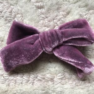 Wunderkin Co. Dusty Purple Velvet Hair Bow
